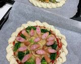 1時間で完成*クリスマス*リースピザ作り方15写真