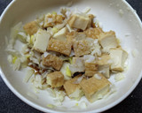 レンジで簡単！厚揚げのバター麺つゆ漬け作り方5写真