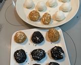 白玉粉と豆腐でレンチンあんもち♡作り方4写真