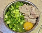 小松菜でお好み焼き作り方4写真