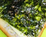 調理パン系●Wチーズのシラス海苔トースト作り方2写真