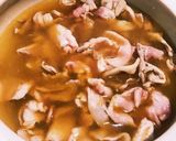 白だしで簡単！豚肉ともやしの中華風鍋作り方5写真