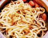 白だしで簡単！豚肉ともやしの中華風鍋作り方8写真
