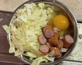 ソーセージでお好み焼き作り方3写真