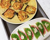 紅心大根と大葉とわさび漬けでおつまみ作り方4写真