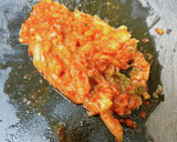 長芋とろろとキムチのお焼き作り方1写真