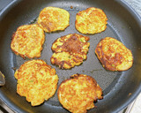 長芋とろろとキムチのお焼き作り方5写真