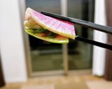 紅心大根と大葉とわさび漬けでおつまみ作り方5写真