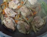 鶏肉とごぼうの煮物作り方6写真