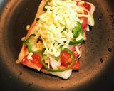 フライパンで作る簡単お餅ピザ作り方3写真