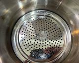 圧力鍋で作る　もち米で包んだ蒸し肉団子作り方15写真