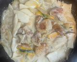 鶏肉とかぼちゃのホワイトソース煮込み作り方7写真