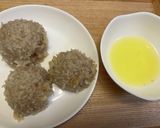 圧力鍋で作る　もち米で包んだ蒸し肉団子作り方23写真