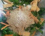 簡単!ほうれん草と人参、揚げの胡麻和え作り方5写真