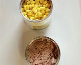簡単！春菊のコーン、ツナ、マヨネーズ和え作り方4写真