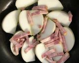 簡単♪丸ごとかぶとベーコンの焼きサラダ作り方3写真