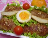 洋風♪肉巻きおにぎり作り方10写真