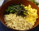 高野豆腐の三色そぼろごはん作り方6写真