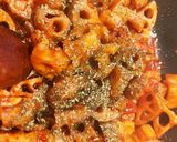 蓮根のピリ辛ケチャップ酢炒め作り方5写真