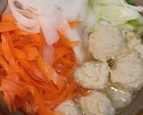 ひらひら人参＆大根の鶏団子鍋作り方6写真