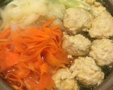 ひらひら人参＆大根の鶏団子鍋作り方7写真