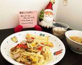 ウインナーのクリームパスタ作り方6写真
