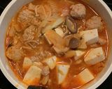 旨辛！野菜たっぷりキムチスープ作り方7写真