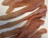 鶏胸肉の揚げない串カツ作り方1写真
