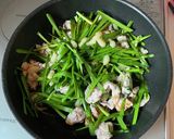 肉体疲労回復に！ニラ豚ニンニク炒め作り方6写真