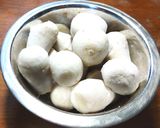 里芋の揚げ出しみぞれ煮 発酵玉葱 作り方3写真