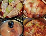 コンビーフとえのきのロール白菜トマト煮作り方8写真