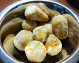 里芋の揚げ出しみぞれ煮 発酵玉葱 作り方5写真
