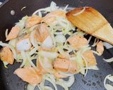 サーモンのショートパスタ〜味噌風味〜作り方8写真