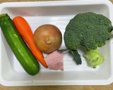野菜のクリームシチュー　ズッキーニ作り方1写真