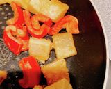 カレー香る大根とパプリカのカラッと揚げ♪作り方6写真