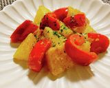 カレー香る大根とパプリカのカラッと揚げ♪作り方7写真