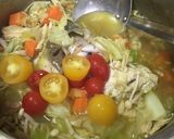 ぶりと野菜たっぷりのカレー粉スープ作り方5写真