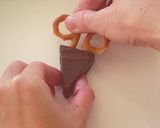 ドーナツでトナカイ作り方3写真