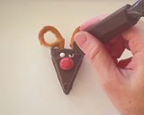 ドーナツでトナカイ作り方4写真
