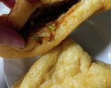 三角油揚げのネギ味噌はさみ焼き作り方3写真