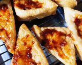 三角油揚げのネギ味噌はさみ焼き作り方4写真