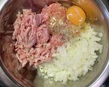 クリスマス＊ハンバーグツリー作り方2写真