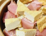 プチッと鍋●鶏肉＆厚揚げの親子鍋作り方2写真