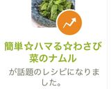 簡単☆ハマる☆わさび菜のナムル作り方8写真