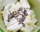 白菜と塩昆布のレンチン重ね蒸し作り方2写真