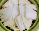 白菜と塩昆布のレンチン重ね蒸し作り方3写真