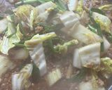 白菜のそぼろあん作り方3写真