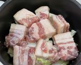 豚バラと白菜で、じんわりスープ作り方4写真