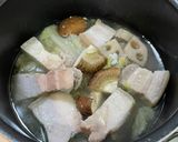 豚バラと白菜で、じんわりスープ作り方8写真