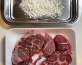 大量消費牛すね肉と玉ねぎの赤ワイン煮込み作り方1写真